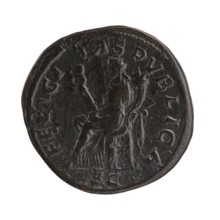 sestertius; issuer: Alexander Severus 208–235, Roman emperor 222–235; co-creator: Julia Mamaea ca.