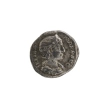 Denarius, Julia Mamaea ca. 180–235 and Alexander Severus 208–235, Roman emperor 222–235 issuer,
