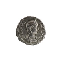 Denarius; obverse: Julia Mamaea ca. 180–235; Augusta 222–235, issuer Alexander Severus 208–235;