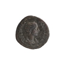 Denarius depicting Julia Mamaea ca. 180–235; Augusta 222–235 and Alexander Severus 208–235; Roman