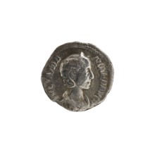Denarius, obverse: Julia Mamaea ca. 180–235; Augusta 222–235; reverse: Alexander Severus 208–235;