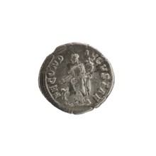 Denarius; obverse: Julia Mamaea ca. 180–235; Augusta 222–235 and Alexander Severus 208–235; Roman