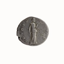 Denarius, 138. Obverse: Head of Antoninus Pius without a cap to the right; inscription IMP T AEL