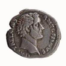 Denarius, Hadrian 76–138; Roman emperor 117–138 issuer, Antoninus Pius 86–161; Roman emperor
