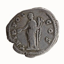 Denarius, Hadrian 76–138; Roman emperor 117–138 as issuer; Antoninus Pius 86–161; Roman emperor