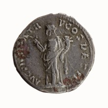 Denarius, Antoninus Pius 86–161; Roman emperor 138–161, issuer. Obverse: Head of Antoninus Pius