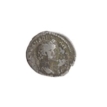 Denarius of Antoninus Pius 86–161; Roman Emperor 138–161. Obverse: bareheaded/uncrowned head of