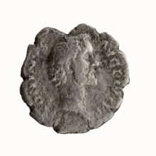 Denarius, Antoninus Pius 86–161; Roman emperor 138–161 — obverse: head of Antoninus Pius bare,