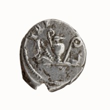 Denarius, Antoninus Pius 86–161; Roman emperor 138–161. Obverse: Head of Antoninus Pius bare,
