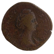 Sestertius, posthumous issue for Faustina the Elder 98–141; Roman empress 138–141; issuer: