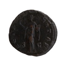 Dupondius/as, Faustina the Elder 98–141; Roman empress 138–141 posthumous, Antoninus Pius 86–161;