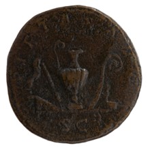 Sestertius, Marcus Aurelius 121–180; Roman emperor 161–180 as Caesar 139–161; issuer: Antoninus