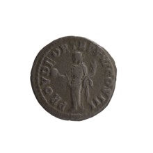 Denarius of Marcus Aurelius 121–180; Roman emperor 161–180. Obverse: Head of Marcus Aurelius