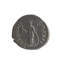 Denarius, Marcus Aurelius 121–180; Roman emperor 161–180. Obverse: Head of Marcus Aurelius with