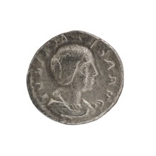 Denarius, Julia Maesa ca. 160–224; Augusta 218–224. Obv.: IVLIA MAESA AVG — draped bust of Julia