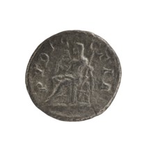 Denarius of Julia Maesa ca. 160–224; Augusta 218–224, Roman Empire. Obverse: Draped bust of Julia