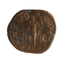 sestertius; personifications; Virtus personification; Alexander Severus Roman emperor; 222–235 —