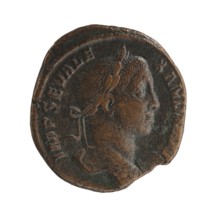 Sestertius; Roman deities; Alexander Severus Roman emperor; 222–235 — iconography; Victoria