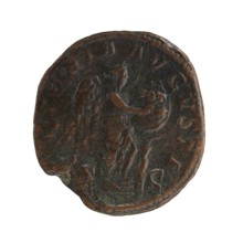 sestertius; Roman deities; Alexander Severus Roman emperor, 222–235; iconography: Victoria