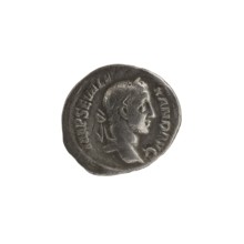 Denarius; personification Fides Fidelity; Alexander Severus Roman emperor, 222–235 — iconography;