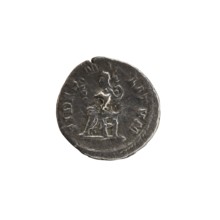 Denarius; personifications; Alexander Severus Roman emperor, 222–235 — iconography: Fides Fidelity,