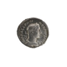 Denarius of Alexander Severus Roman emperor, 222–235 CE, issuer: Alexander Severus. Obverse