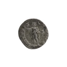 Denarius depicting Roman deities: Sol; obverse associated with Emperor Alexander Severus reign