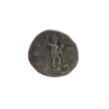 Denarius of Alexander Severus Roman emperor 222–235. Obverse: laureate/diademed bust of Alexander