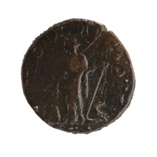 Sestertius; personifications; Alexander Severus Roman emperor, 222–235; iconography: Annona