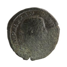 Sestertius of Severus Alexander Roman emperor 222–235, struck 231–235 CE. Obverse: portrait of