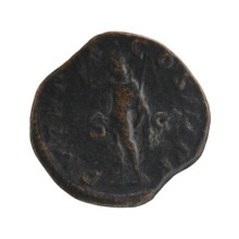 Sestertius depicting Sol mythology; Alexander Severus Roman emperor, 222–235 — iconography of Roman