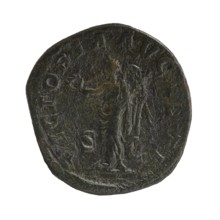 Sestertius; Roman deities; Alexander Severus Roman emperor, reign 222–235; iconography: Victoria
