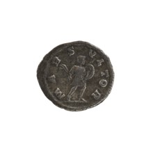 Denarius of Alexander Severus reigned 222–235 CE, obverse likely depicts the emperor; reverse