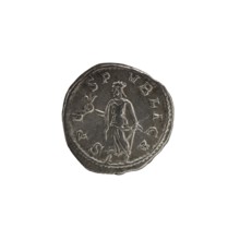 Denarius, Alexander Severus 208–235; Roman emperor 222–235. Obverse: radiate, draped, cuirassed