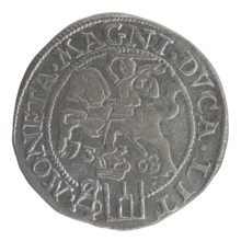 Lithuanian grosz on a Polish foot, Sigismund II Augustus King of Poland; 1544–1572 author; coats of