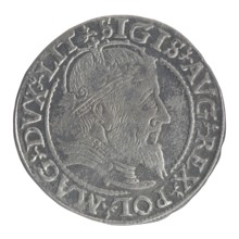 Lithuanian grosz on a Lithuanian foot, Sigismund II Augustus King of Poland; 1544–1572 author,