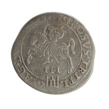 Lithuanian trojak, Sigismund II Augustus King of Poland; 1544–1572, coats of arms, Jagiellons