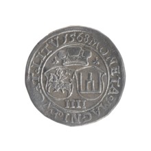 Lithuanian four-piece, Sigismund II Augustus King of Poland; 1544–1572 author, coats of arms,