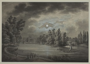 View of the Palace and Theatre in Lazienki by the Moon, Zygmunt Vogel 1764–1826, draughtsman;