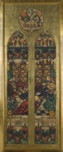 The Dormition of the Virgin Mary, cardboard for a stained glass window in the Grauer family burial