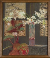 White orchids and begonia, Leon Wyczólkowski 1852–1936, painter. Still life, Japonism / Young