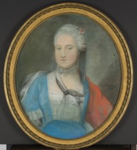 Portrait of Zofia Tarlowa, née Krasinska 2nd voto Lubomirska, unknown painter; Zofia Lubomirska