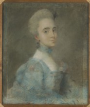 Portrait of Franciszka Krasinska, women's portrait, Krasinska, Franciszka Duchess of Courland;