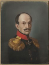 Portrait of General Eduard Andreevich Ramsay, by Hipolit Pinko 1836–1901, pastel on paper, 1862.