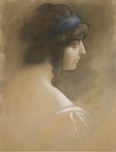 Portrait of a Woman — Portrait of Maria Mrozinska, actress, 1911; Miroslaw Gajewski-Ostoja