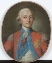 Portrait of Seweryn Rzewuski in the uniform of the head of the Infantry Regiment of the Crown Field