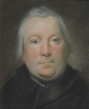 Portrait of priest Piotr Sliwicki, by Louis François Marteau ca. 1715–1804, pastelist; subject: