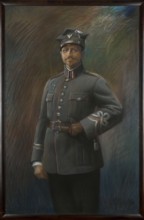 Portrait of General Józef Dowbór-Musnicki; artist: Leokadia Ostrowska 1875 or 1879–1952; subject: