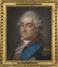 Portrait of King Stanislaw August in the uniform of a general of the Crown Army National Cavalry,