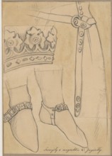 Details of the tombstone of King Wladyslaw Jagiello in Wawel Cathedral in Kraków, draughtsman